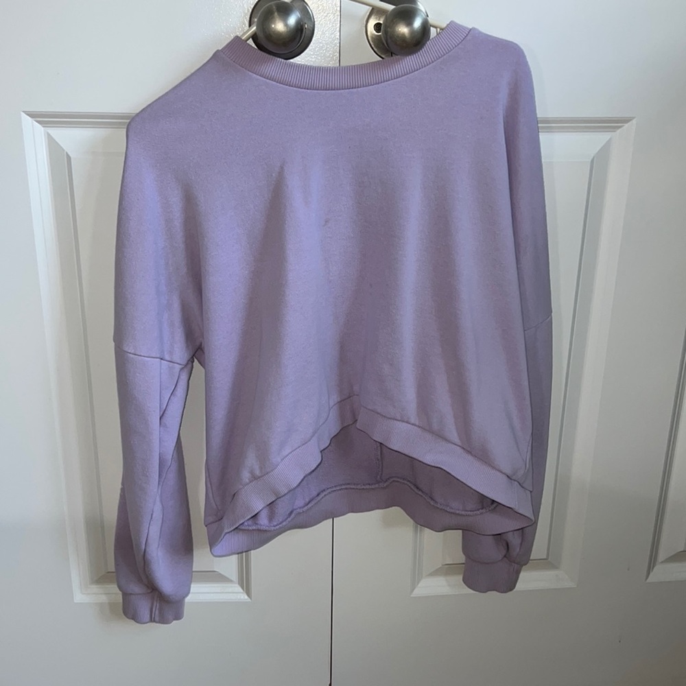 Cotton On Purple Crewneck with suns on the arm